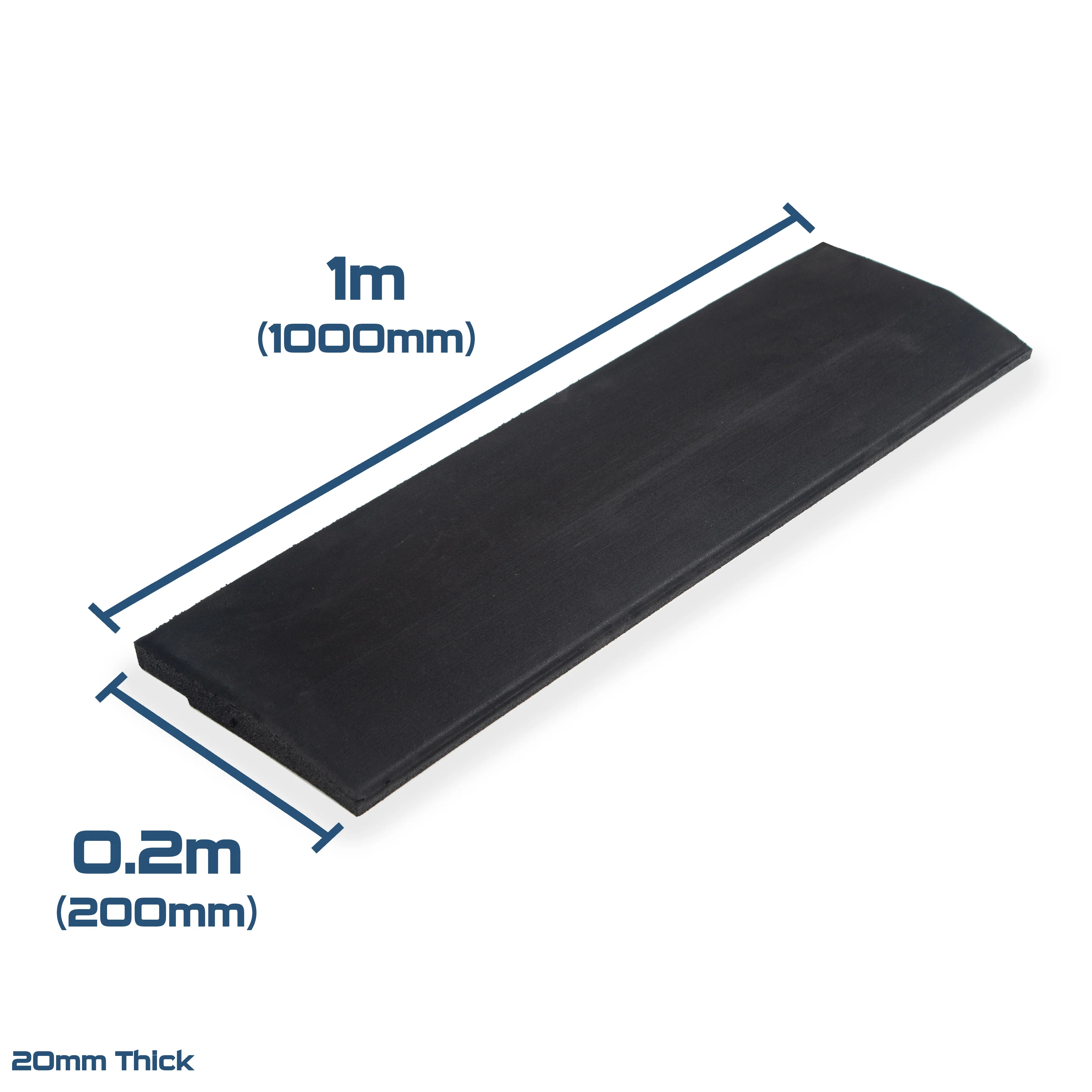 Rival Black Premium Interlocking Rubber Gym Floor Tiles with Connectors (1m x 1m) (20mm) - Image 11