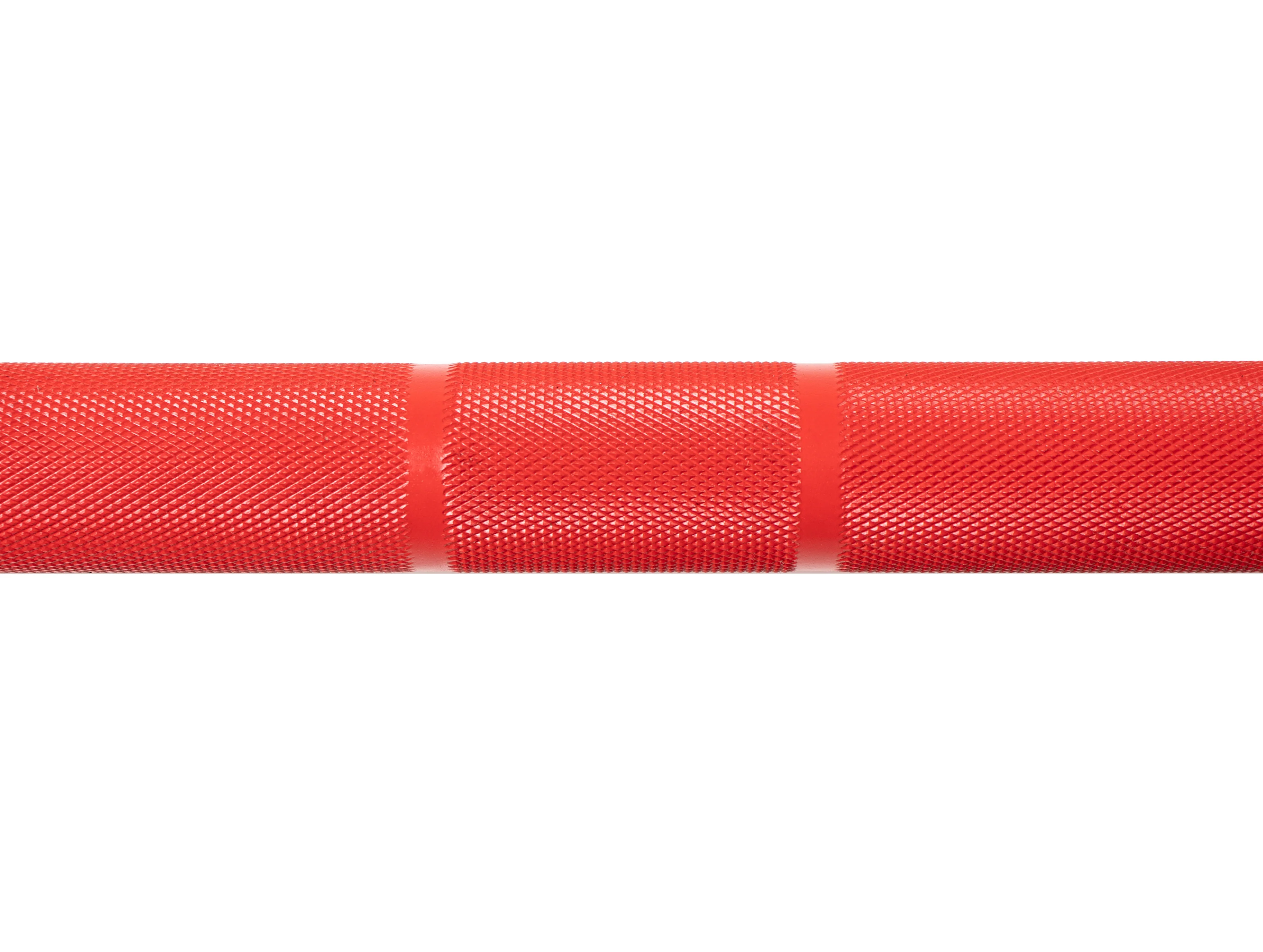 20KG Red Cerakote Olympic 7ft Barbell - 4 Bearings - Image 3