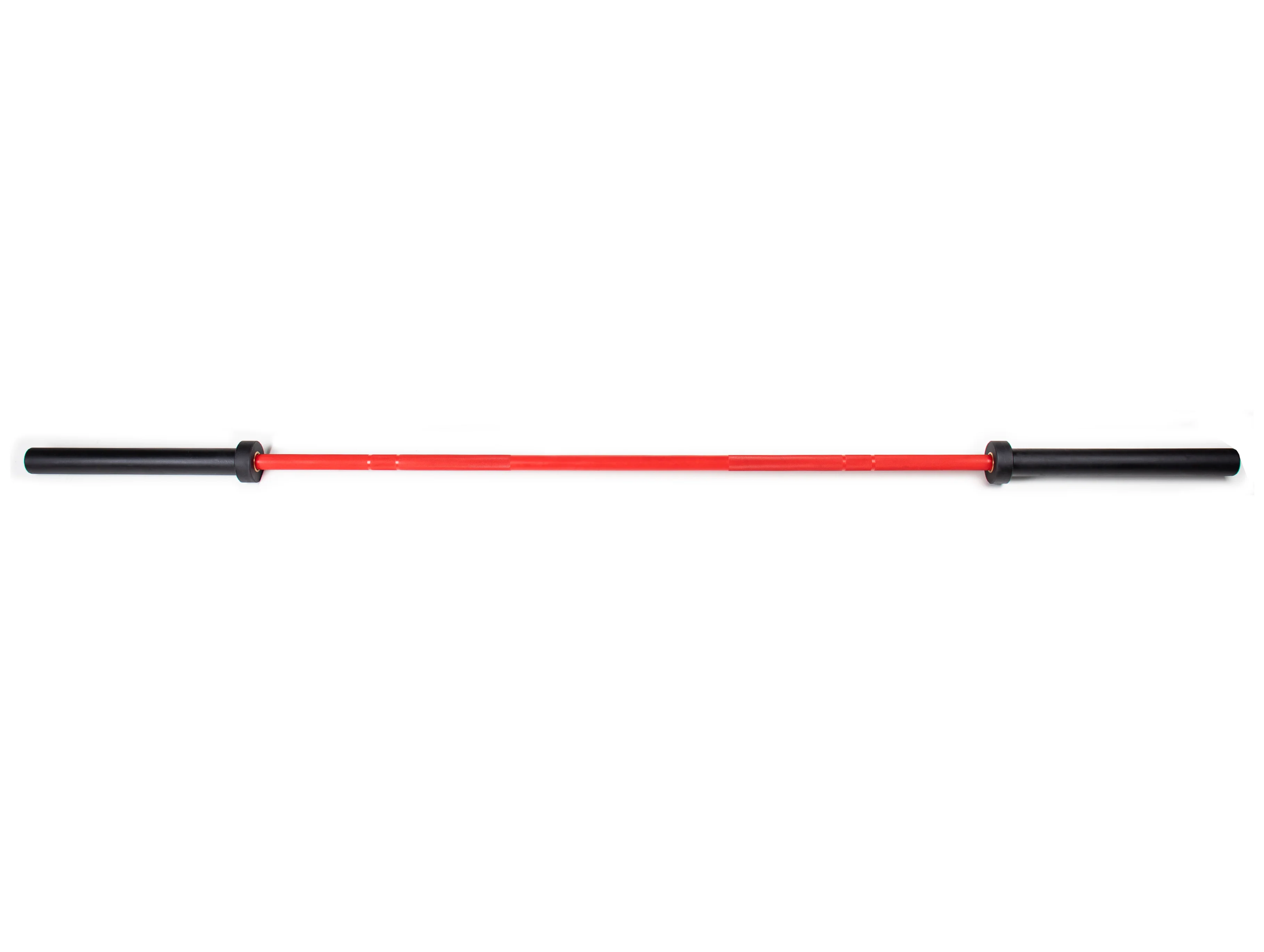 20KG Red Cerakote Olympic 7ft Barbell - 4 Bearings - Image 4