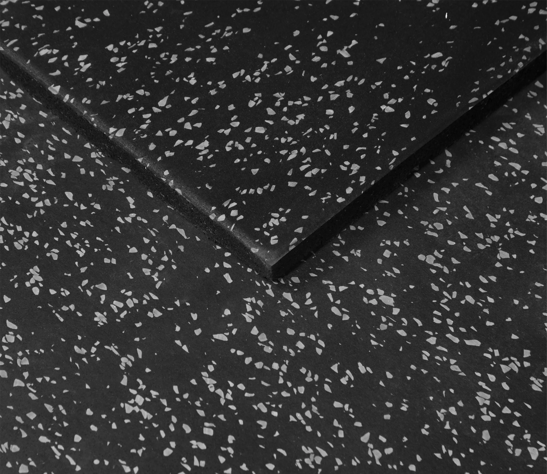 Rival Grey Fleck Premium Interlocking Rubber Gym Floor Tiles with Connectors (500mm x 500mm) (20mm) - Image 5