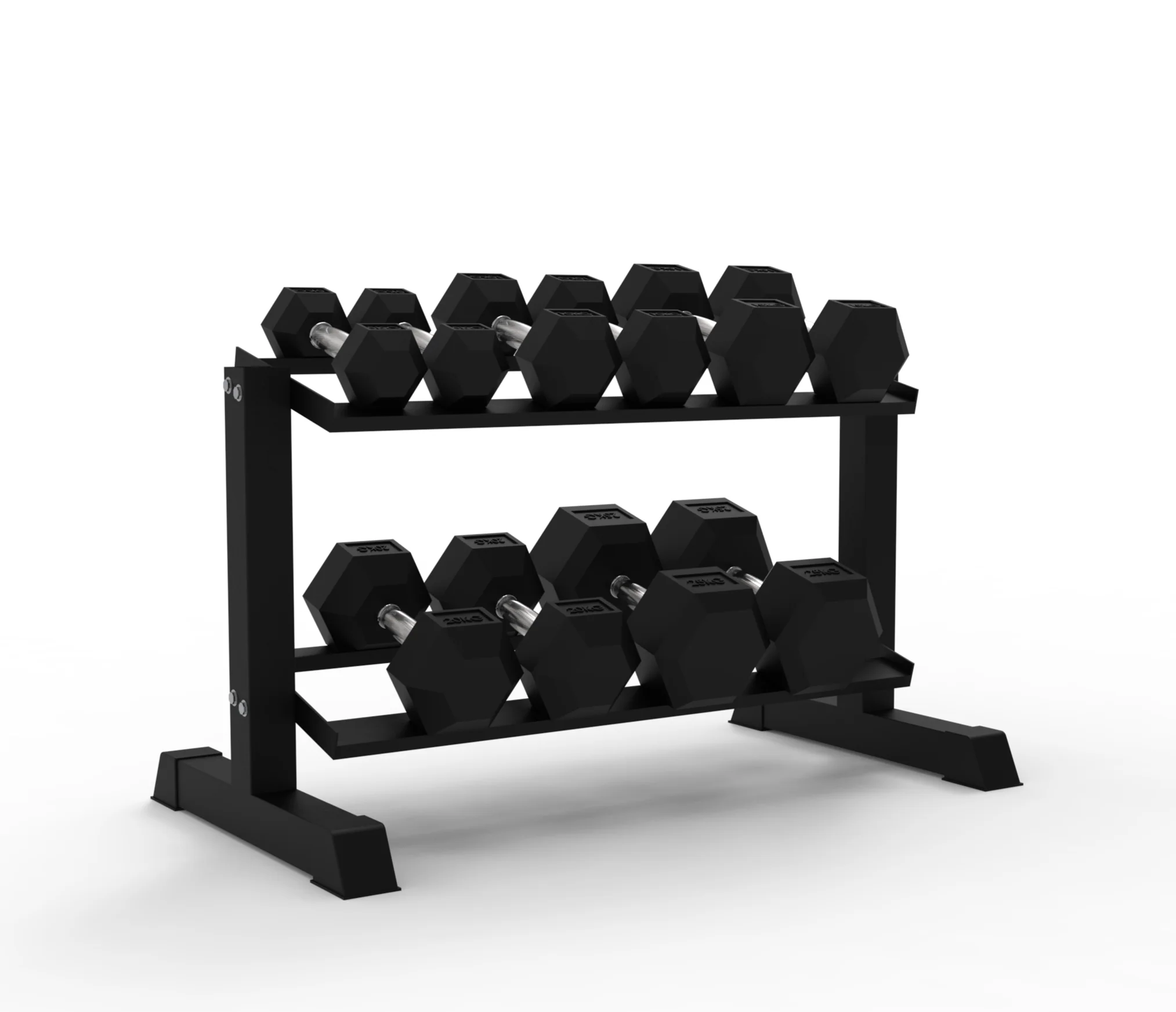 Rival Hex Dumbbell Sets With Optional Storage Rack - Image 13