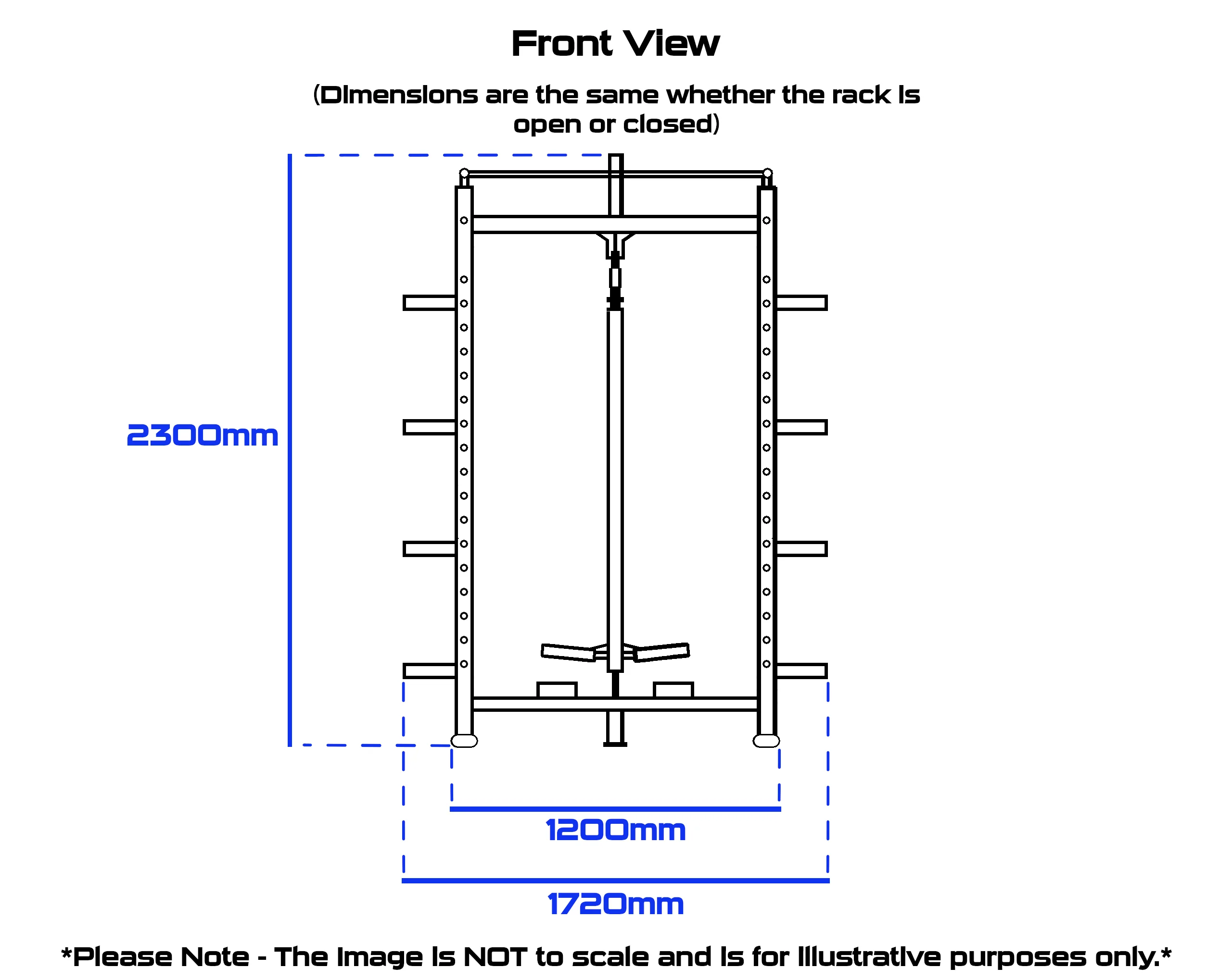 Rival J-1 Series Folding Power Rack With Optional Cable System - Image 11