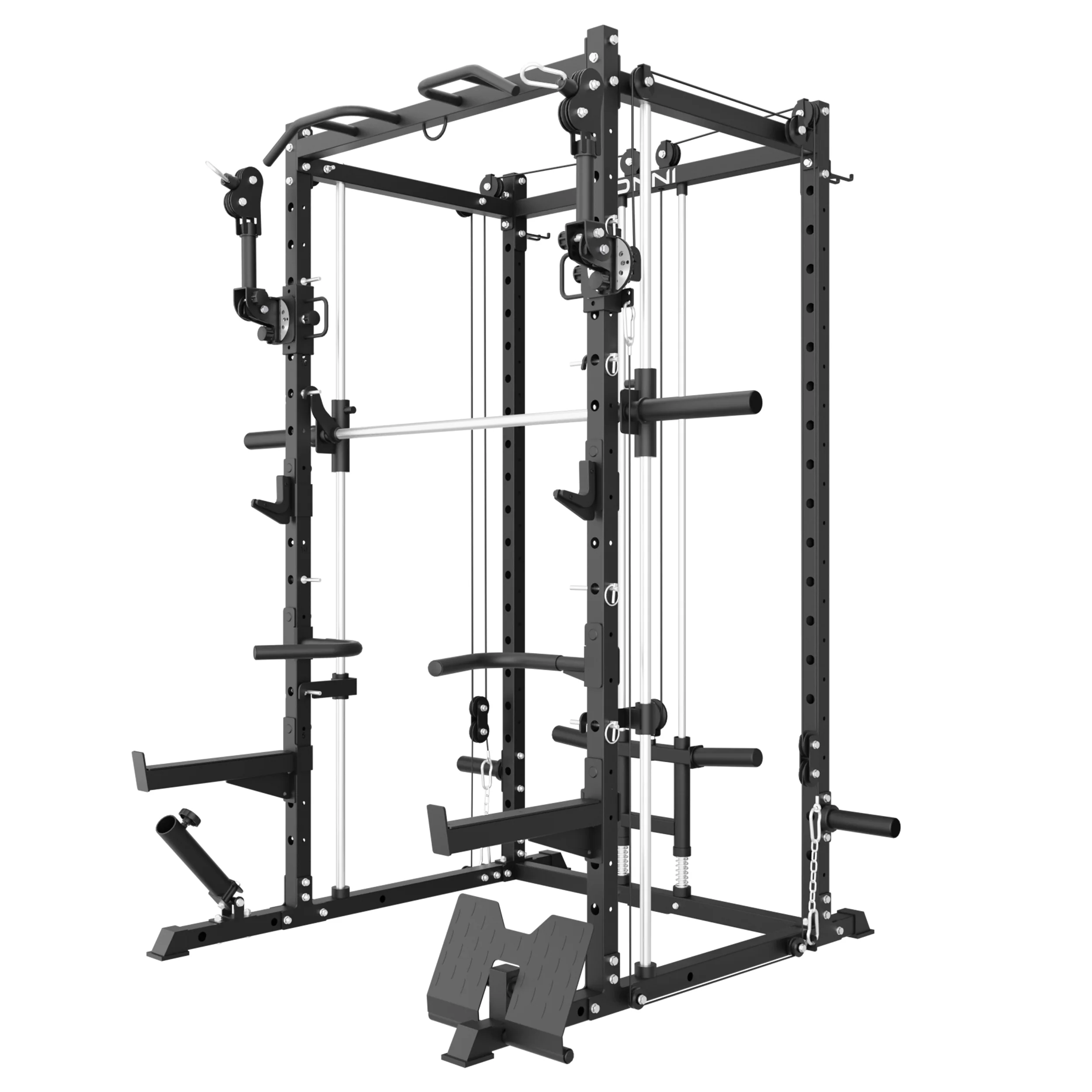 Rival Omni-Series Power Rack with Dual Free Arm Plate Loaded Pulley System - Image 6