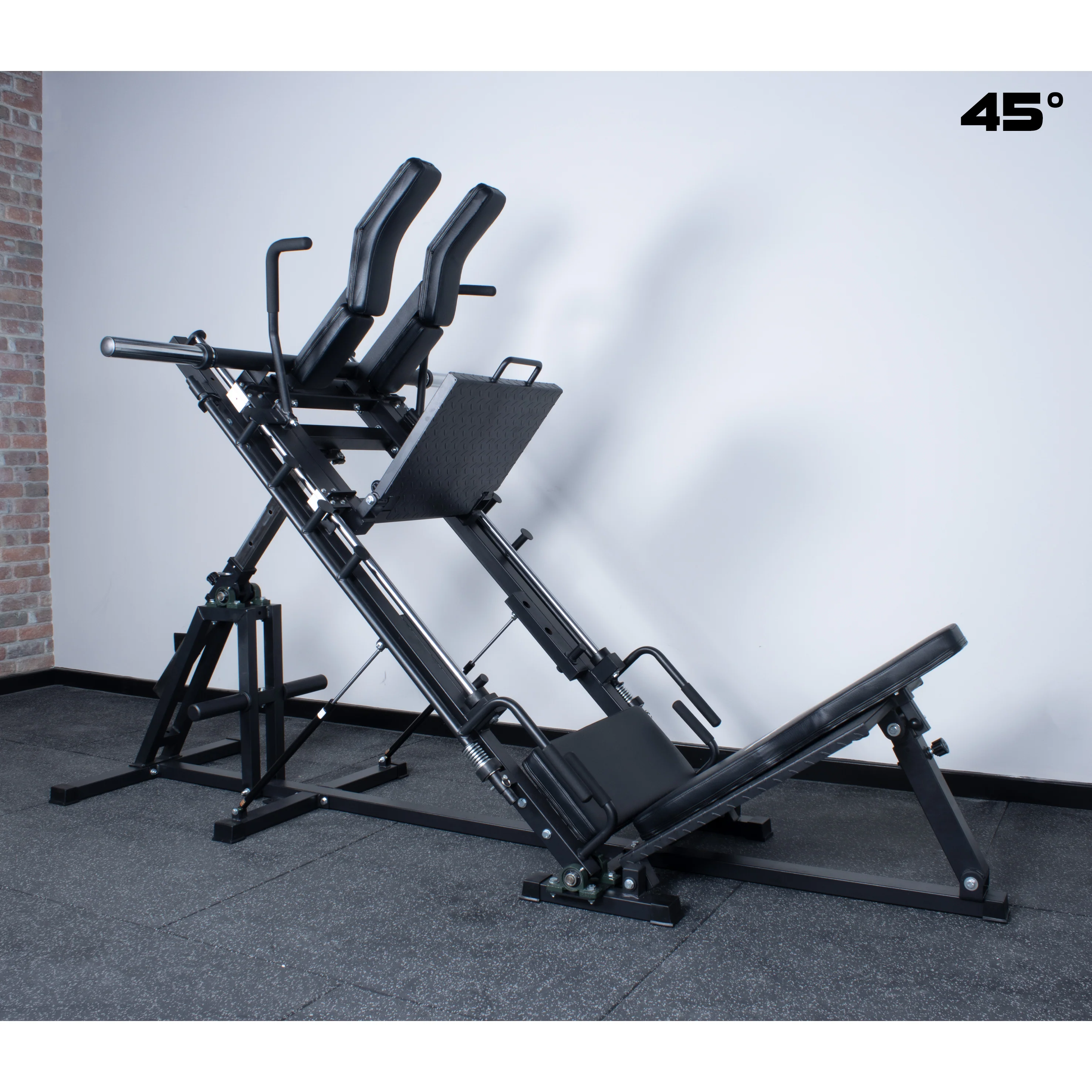Rival Adjustable Leg Press & Hack Squat (30-to-60 Degree Incline) - Image 11