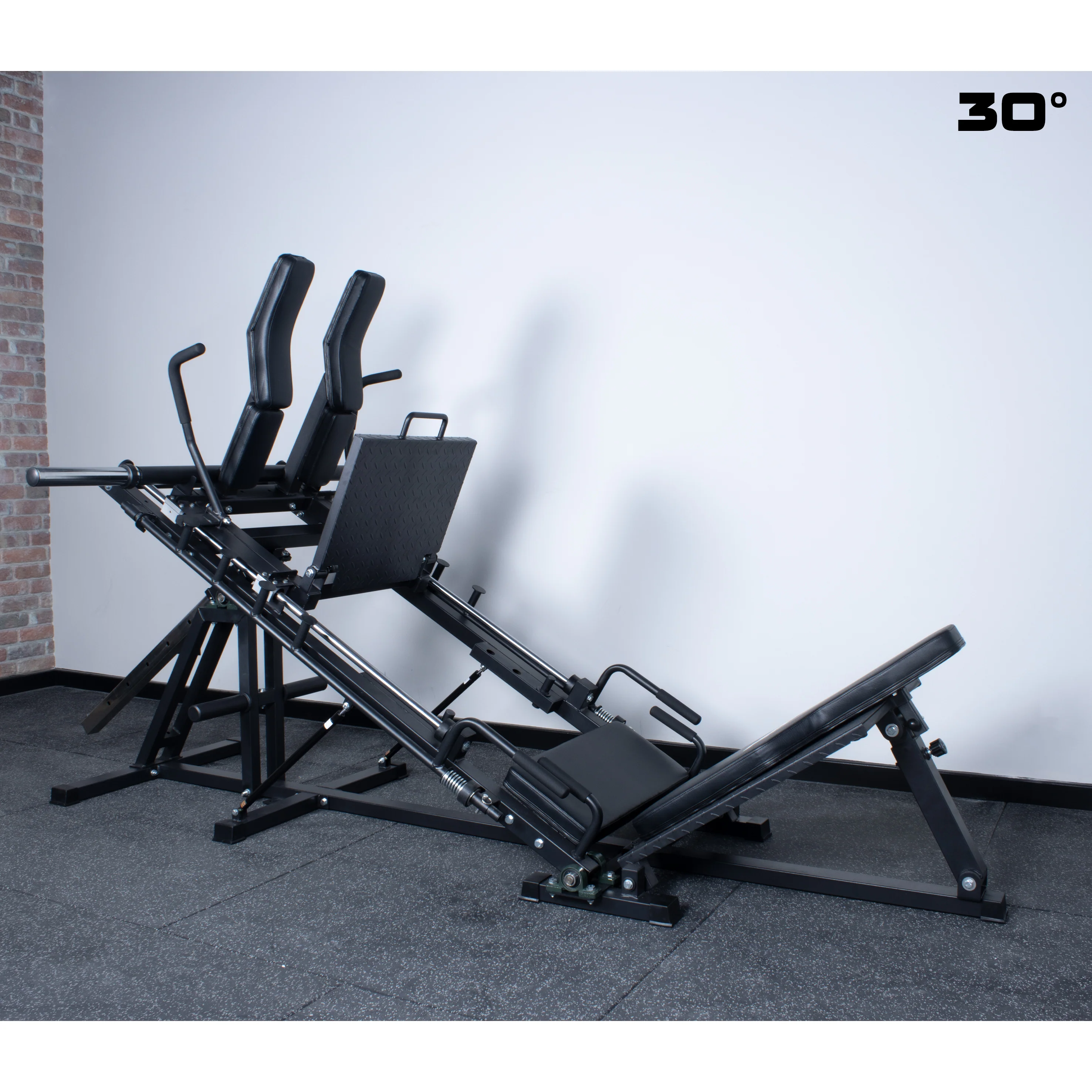 Rival Adjustable Leg Press & Hack Squat (30-to-60 Degree Incline) - Image 14
