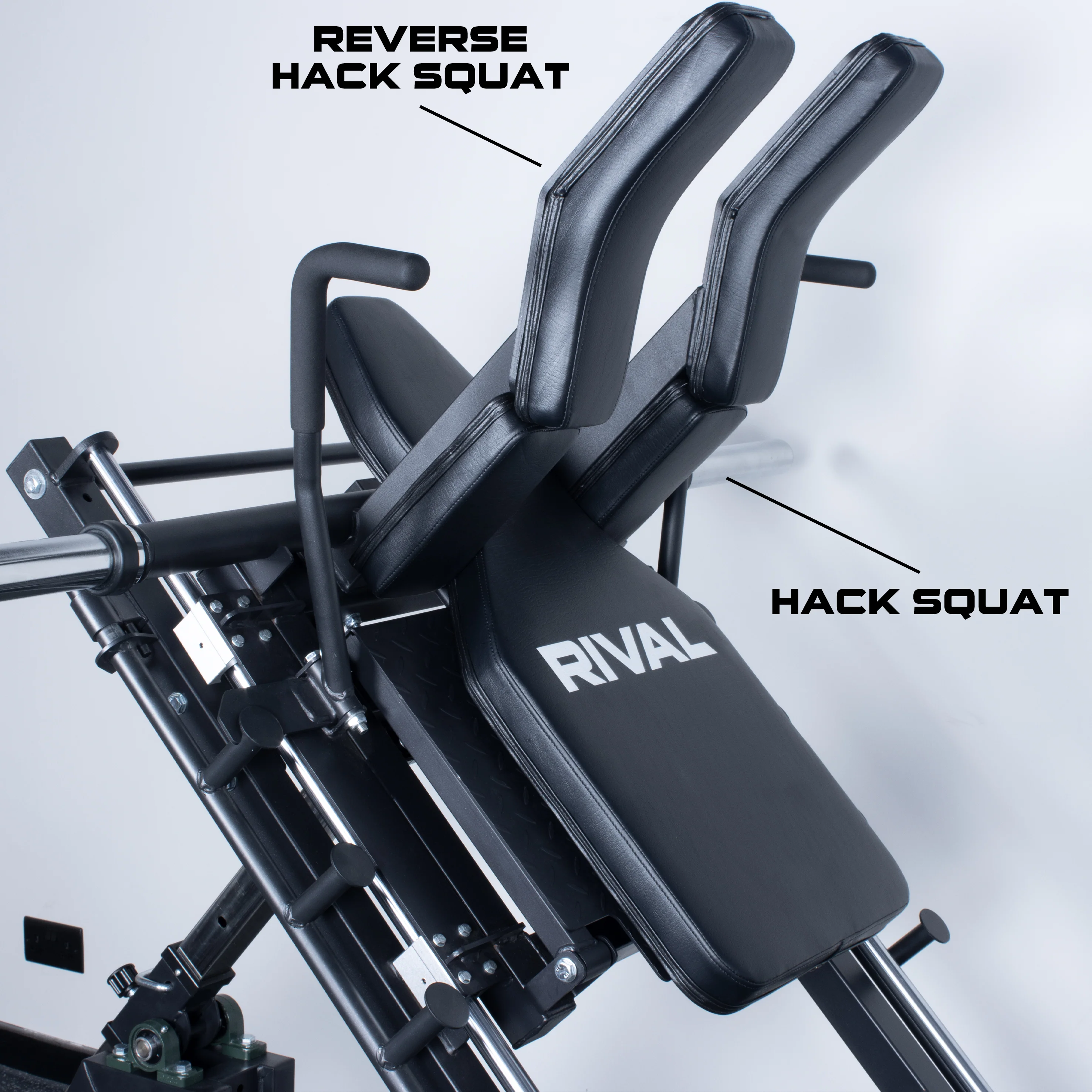 Rival Adjustable Leg Press & Hack Squat (30-to-60 Degree Incline) - Image 4