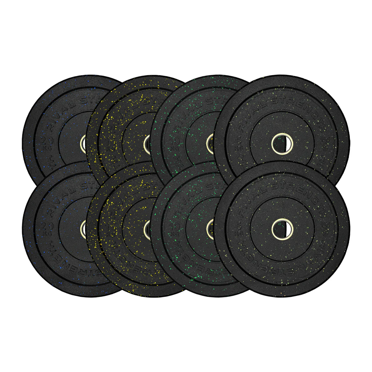 Rival Crumb Rubber Olympic Bumper Plates - Image 10
