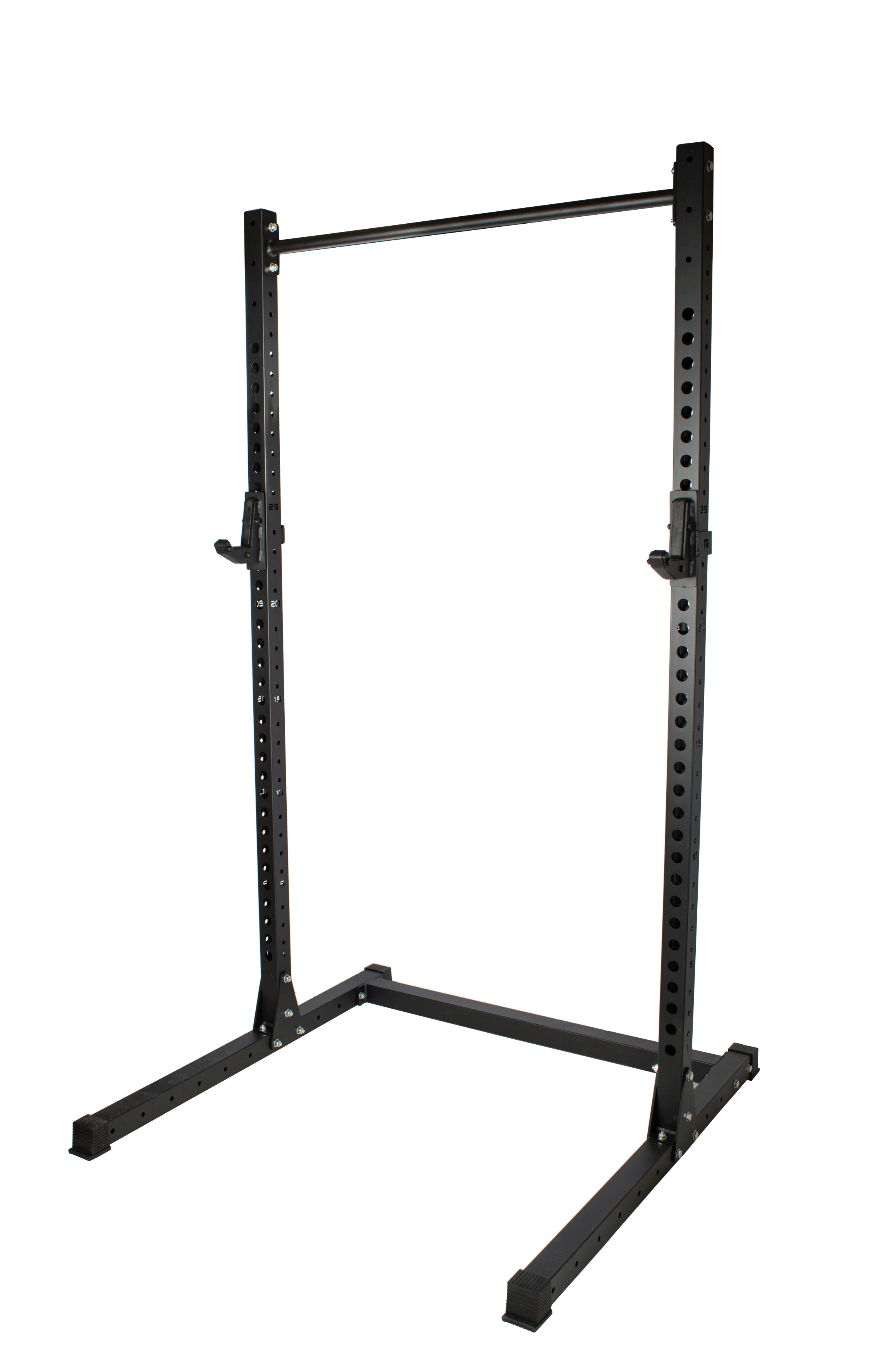 Rival J-2 Series Squat Rack with Spotter Arms, Barbell and Tri-Grip Plate Set Bundle - Image 10
