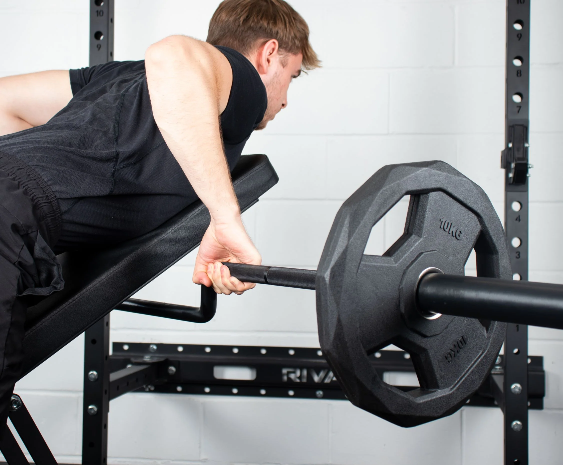 Rival Olympic 20KG Cambered 7ft Barbell - Image 5