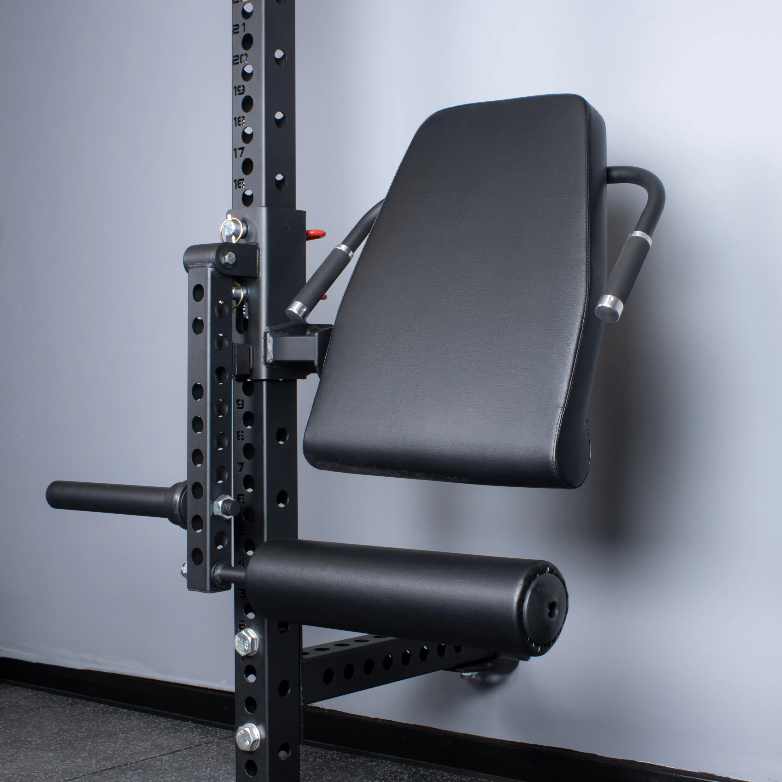 Rival J-Series Rack Mounted Leg Curl & Extension Attachment (60x60mm) - Image 5