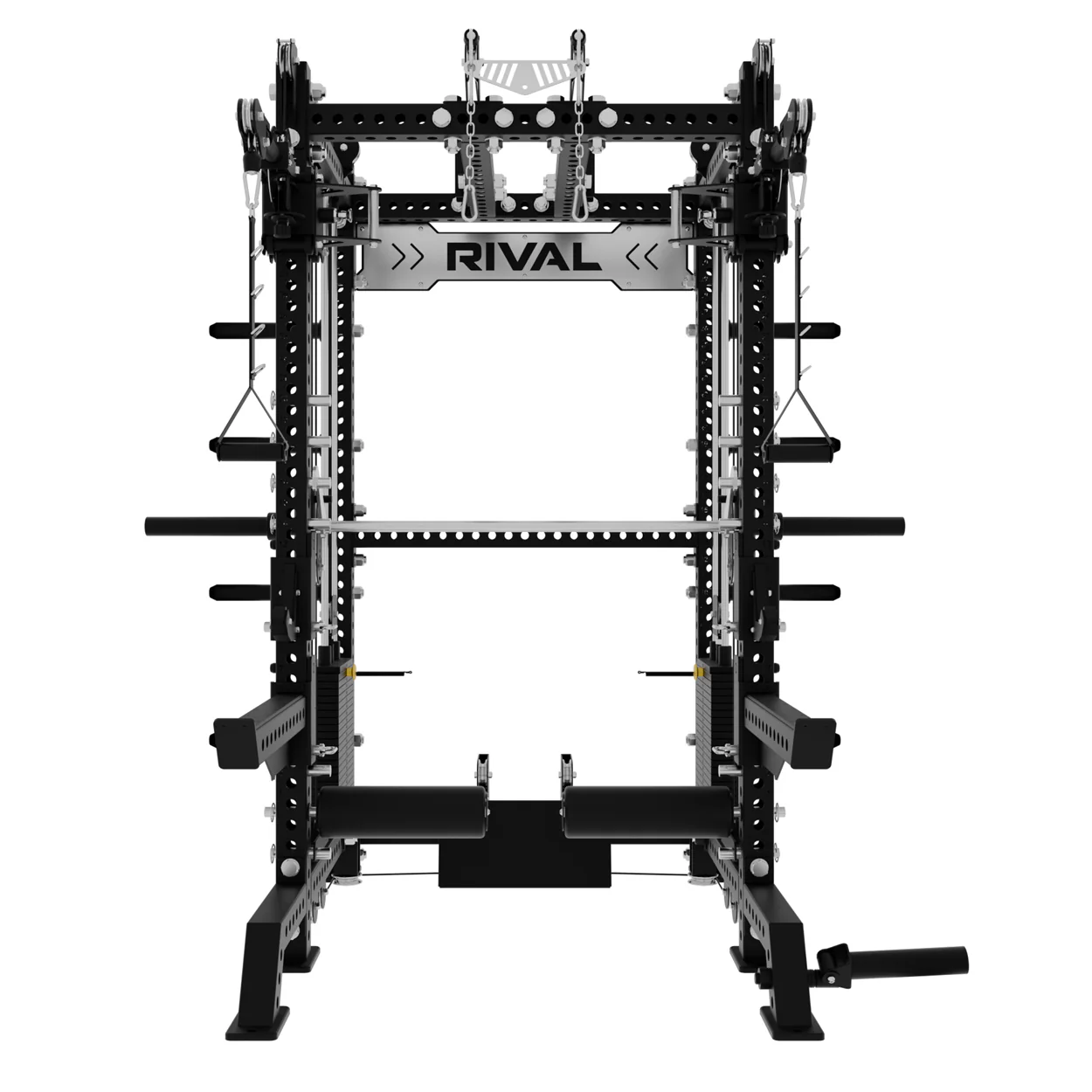 Rival S-3 Series Power Rack With Dual Action Pulley and High and Low Cable System (75x75mm) - Image 3