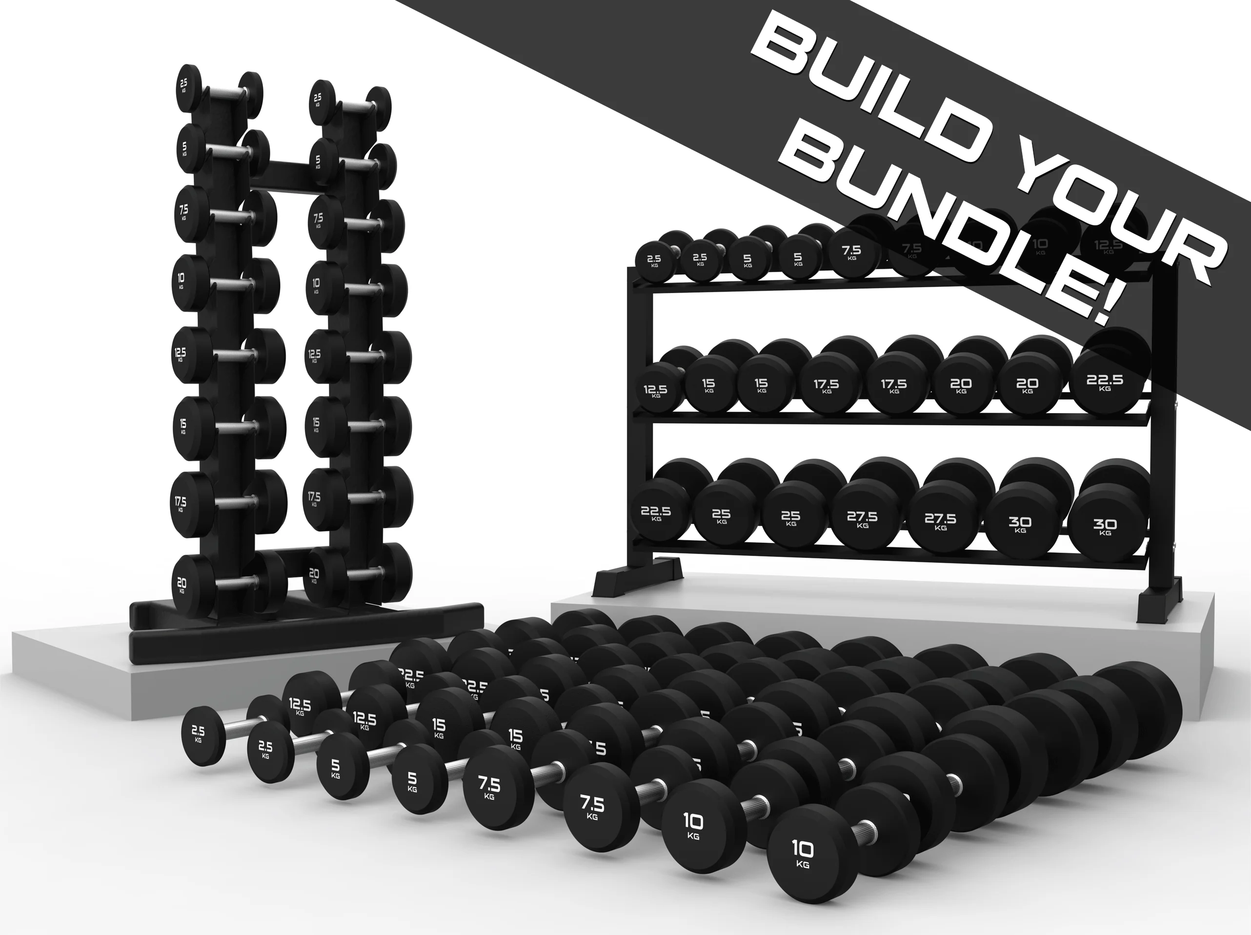 Urethane Round Dumbbells Bundle Builder