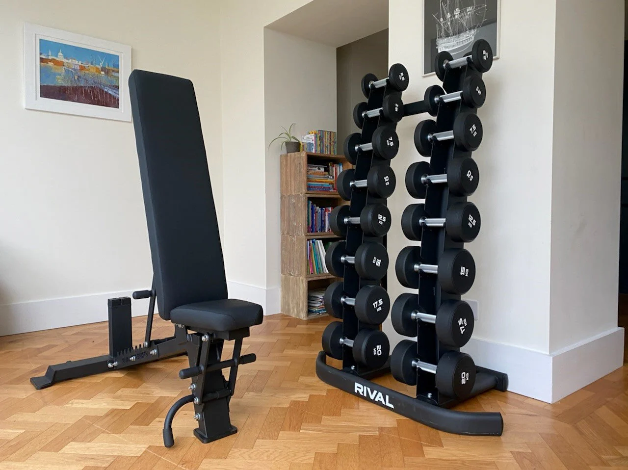 Urethane Round Dumbbells Sets With Optional Storage Rack - Image 5