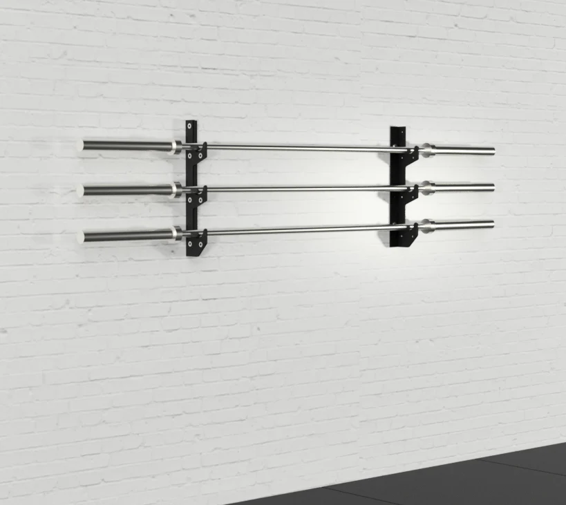 Wall-Mounted Horizontal 3 Bar Storage Rack - Image 4
