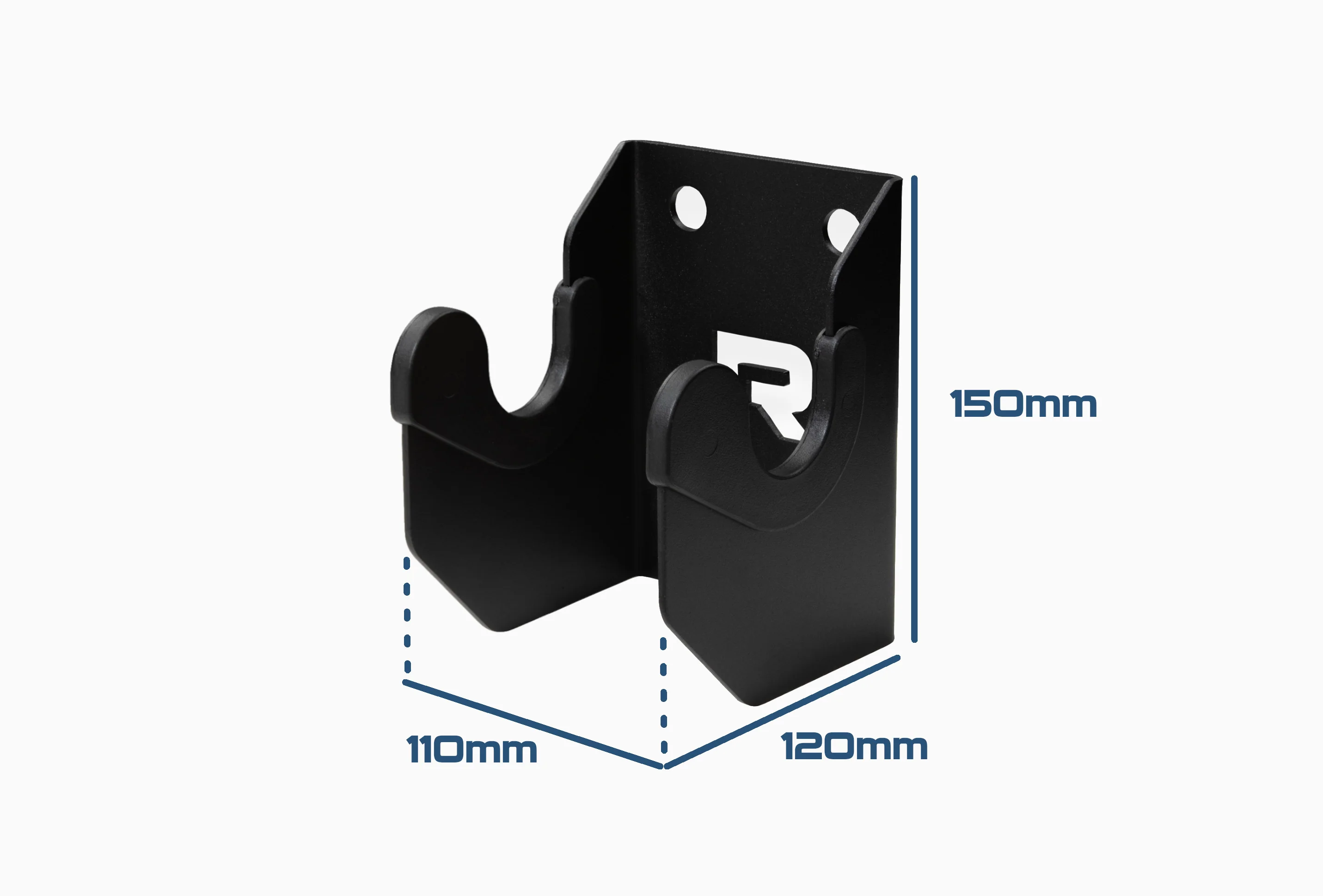 Rival Wall-Mounted Hex Dumbbell Storage Hangers (1-10KG) - Image 3