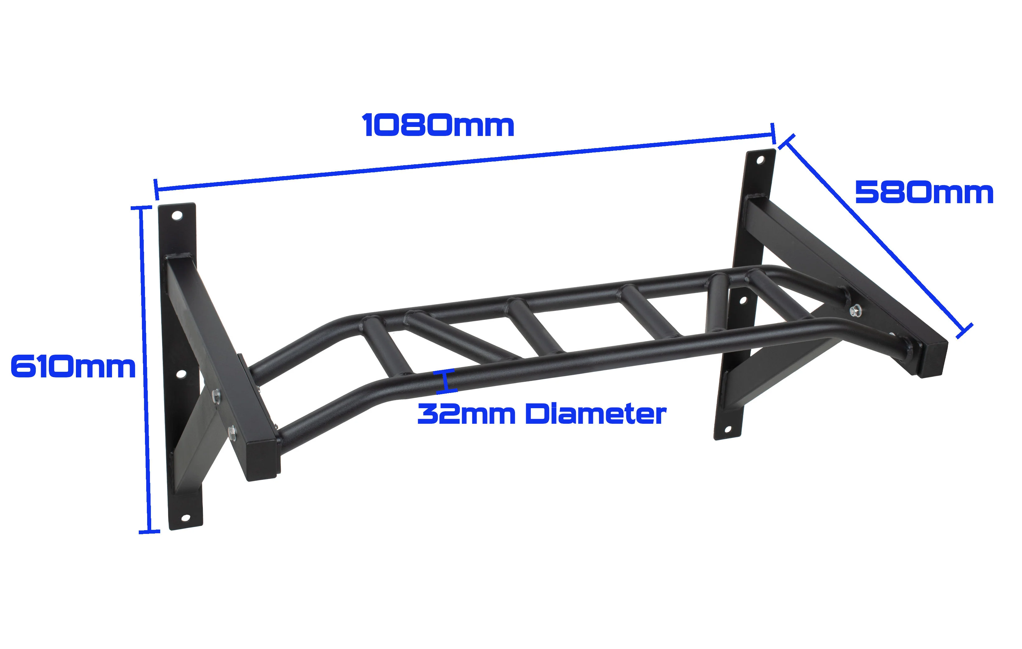 Wall-Mounted Multi-Grip Pull-Up Bar - Image 5