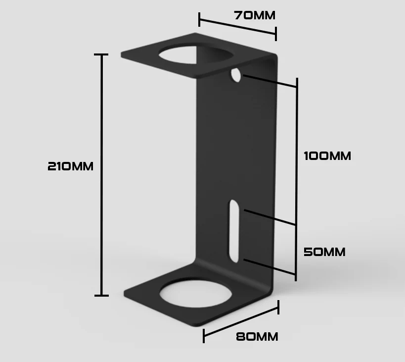 Wall-Mounted Single Speciality Bar Holder - Image 6